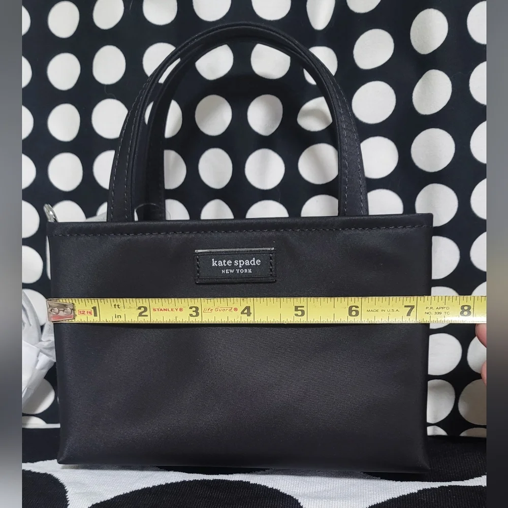 Kate Spade Sam Icon Ksnyl Mini Tote KL193 Blk NWT - Picture 9 of 13